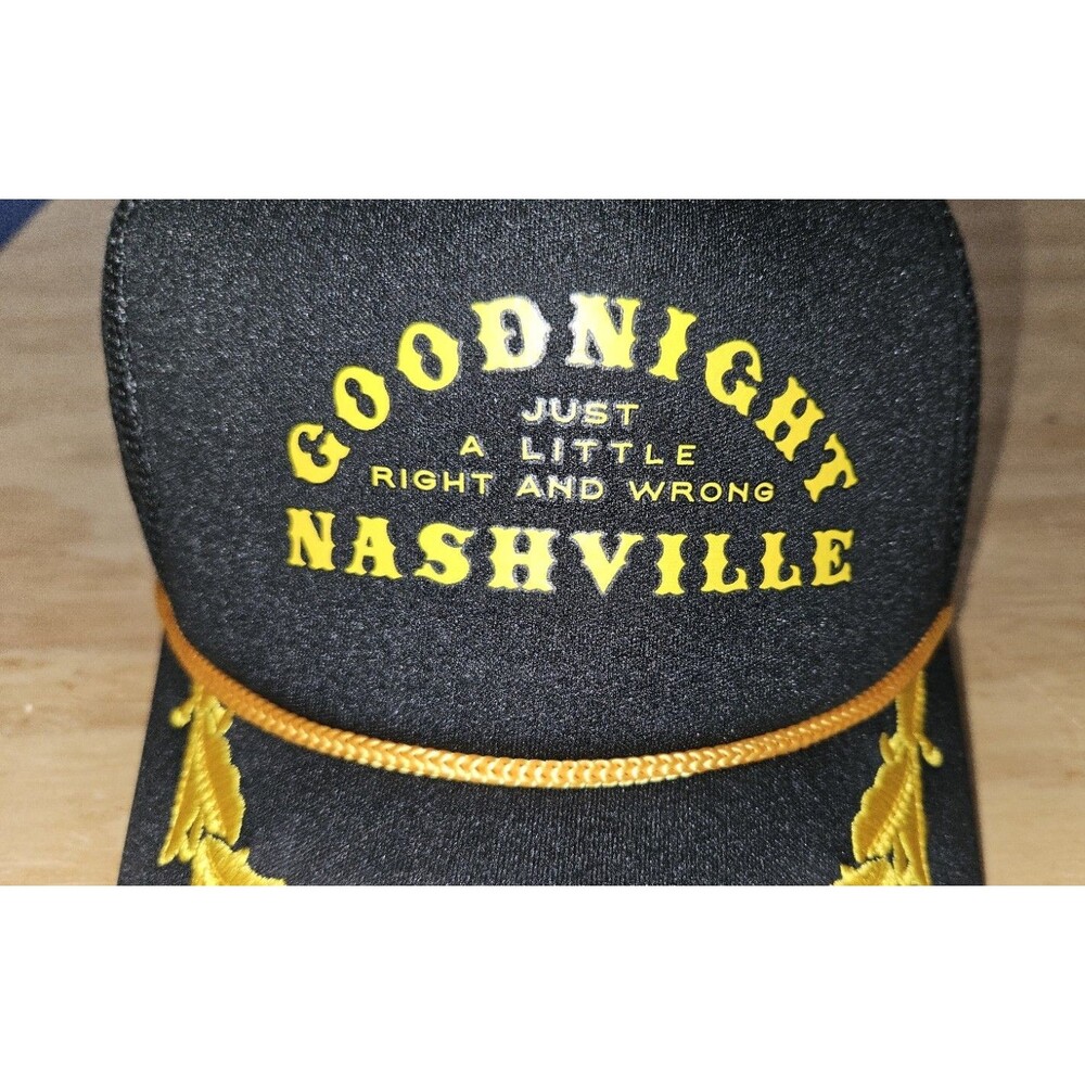 Jelly Roll Goodnight Nashville Tour 2024 Beautifully Broken Black Mesh Hat Otto - Picture 2 of 8